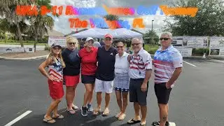 Always something going on in The Villages. Yesterday was the annual 9-11 Remembrance Golf Tourney