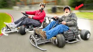 We went Urban Drifting... (electric drift karts)