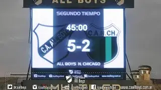 FECHA 9. ALL BOYS 5 - 2 CHICAGO PARTIDO COMPLETO