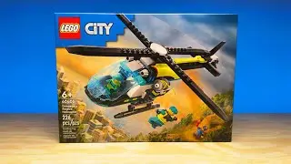 LEGO CITY BUILD 60405 Emergency Rescue Helicopter