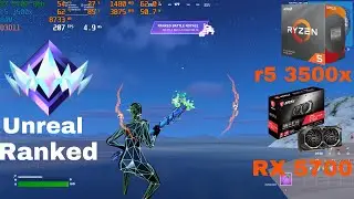 Fortnite Chapter 5 - RX 5700, Ryzen 5 3500x : Unreal Ranked 1080p Performance Mode