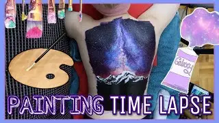 Autistic Transgender Artist Paints Galaxy on Girlfriend's Back