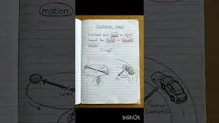 Physics Notes 📝 Terminal velocity, centrifugal force, centripetal acceleration etc..