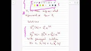 Solving a system of differential equations with repeated eigenvalues (Differential Equations)