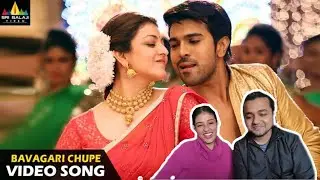 Bavagari choope | Ram charan | COUPLE REACTION | BOYFRIEND GIRLFRIEND REACTION