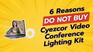DON'T BUY Cyezcor Video Conference Lighting Kit Before Watching THIS! 😱💡