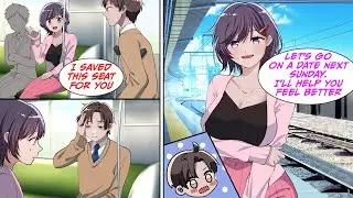 [Manga Dub] The girl who always saves a seat for the boy with a broken leg asks him out... [RomCom]