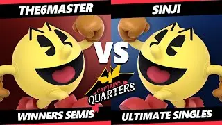 Captain's Quarters 4 Winners Semis - The6Master (Pac-Man) Vs. Sinji (Pac-Man) SSBU Singles