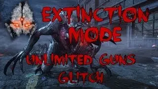 COD Ghosts Extinction Mode - Unlimited Guns Glitch!!