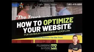 How to optimize your website for maximum conversion for Plumbing, HVAC & Home Service Businesses