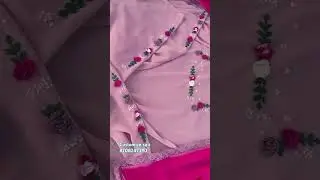 Punjabi suit colour and design #youtubeshorts #fashion #embroidery #viralshort #textilesboutique