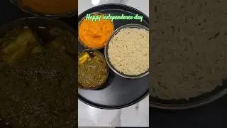 Tiranga thali with natural ingredients | tricolour veg thali for lunch without food colour | #food