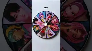 Spin the Wheel 🎡 Draw a New K-pop Demon Hunters character #kpopdemonhunters #art #kpop #drawing