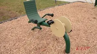 Check out the new outdoor fitness center at McGregor Park