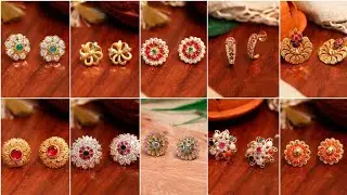 Gold stud earrings with price/latest diamond earrings collection/earrings Design with price