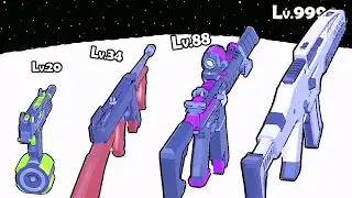 Weapon Master - Max Level Up Evolve a Machine Gun into a Blaster | All Levels