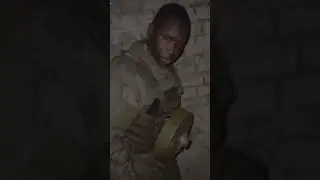 #russian soldier straps ant tank mine to African soldier #war#ukraine #sad