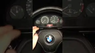 Combination test of on-board indicators and measuring instruments in BMW E46