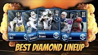 Madden Overdrive 99 OVR Master Antonio Brown!??! DIAMOND Players in Best Lineup!