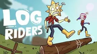 Sun and Moon BROTHERLY FIGHT! Mayhem in Log Riders Co-Op