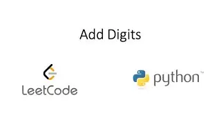 Leetcode - Add Digits (Python)