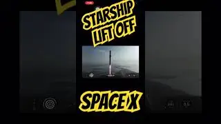 Space X&rsquo;s Starship launches for the ninth time scheduled for a water landing. #starships #spacex