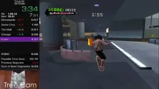 Tony Hawk's American Wasteland Classic All Goals Speedrun in 5:54