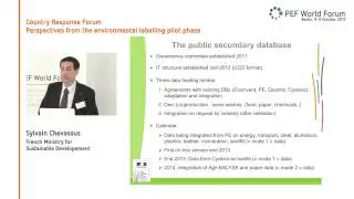 Sylvain Chevassus | French Sustainable Developement Ministry- Perspectives from the pilot phase