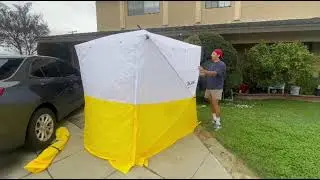 Pop Up Work Tent! Must See