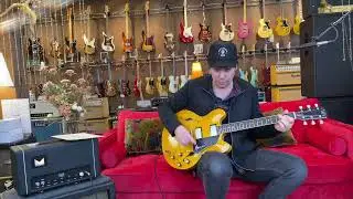 Josh Williams Mockingbird Semi-Hollowbody Electric Guitar Natural Finish Played by Owen Barry