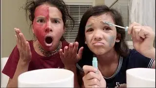 Mixed Up Makeup Instructions Challenge!