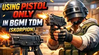 Using pistol only in bgmi tdm (Skorpion) 2026    