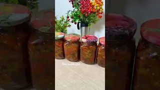 Жареные баклажаны с перцем на зиму. Кади-ча.