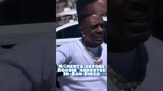 When Boosie is arrested in San Diego 4 Gun Charges 👀 #viral