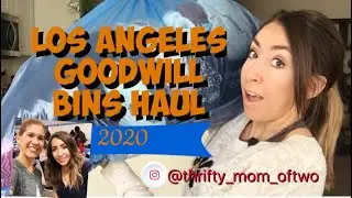 THRIFT VLOG + Los Angeles Goodwill Outlet Bins Haul 2020