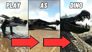 WE EVOLVE INTO THE DEINOSUCHUS | PLAY AS DINO | ARK SURVIVAL EVOLVED