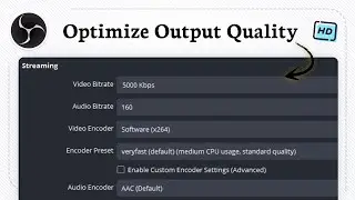 Как изменить битрейт в OBS Studio