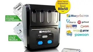 UNBOXING Portable Printer Thermal Label 80 BLUEPRINT ECO 80 Bluetooth