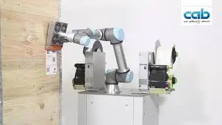 HERMES Q-Studie: Etikettieren statischer Objekte mit einem Roboter
