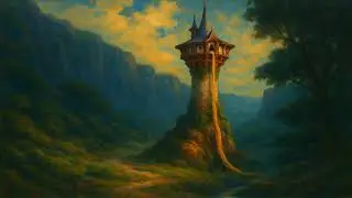 🌸 Tangled Tower Dreams | 4K Oil Painting Screensaver | Enchanted Fairytale Frame TV Art Display
