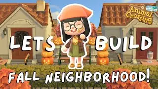 Fall Neighborhood Speed Build | Animal Crossing New Horizons