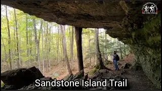 Hiking Sandstone Island Trail In Charleston Lake Provincial Park