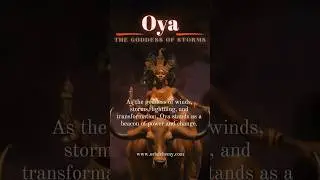 Celebrate the Feast Day of Oya. The Goddess of Storms. Nov 25th. www.orialchemy.com ✨️