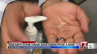 FDA warns of dangerous types of hand sanitizers