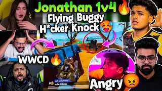 Jonathan Very Angry😡 Shocking 1v4🥵Flying Buggy H*cker Knock💀 Godlike WWCD🔥Everyone Shocked😱