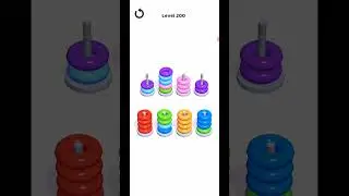 Hoop Stack Level 200 WalkThrough Solution Gameplay