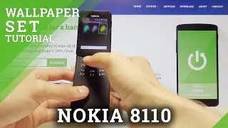 How to Change Wallpaper in NOKIA 8110 4G -  Personalize Home Screen