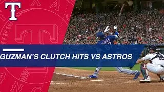 Guzman leads Rangers with clutch hitting