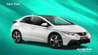 Honda Civic 2013 accessories English (including AERO Pack)