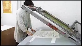 Atelier S&eacute;rigraphie EBABX Ecole d'Enseignement Sup&eacute;rieur d'Art de Bordeaux